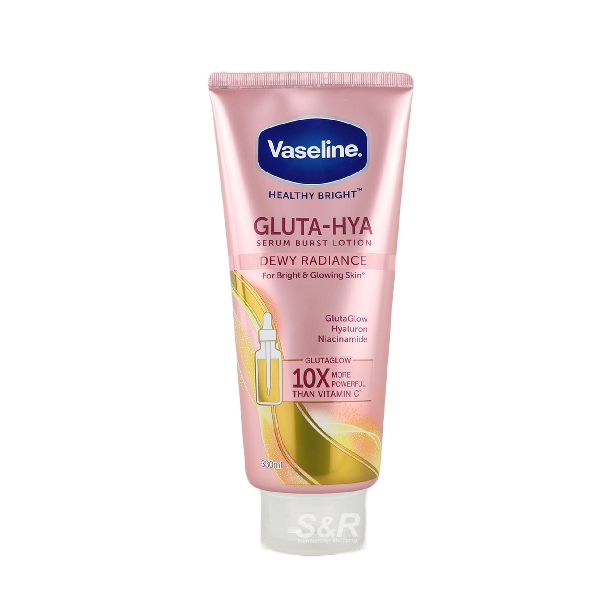 Vaseline Healthy Bright Gluta-Hya Serum Burst Lotion 330mL
